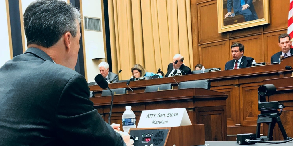 Steve Marshall on Cap Hill