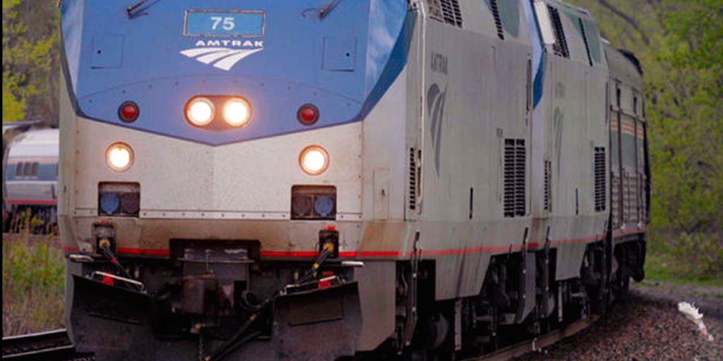 Amtrak train