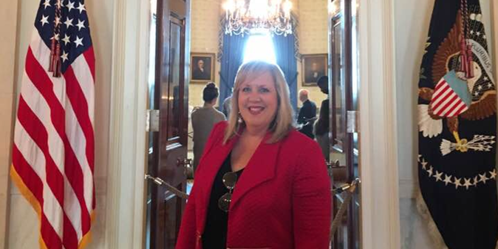 Ronda McCaul at WH