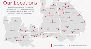 Coca-Cola United locations