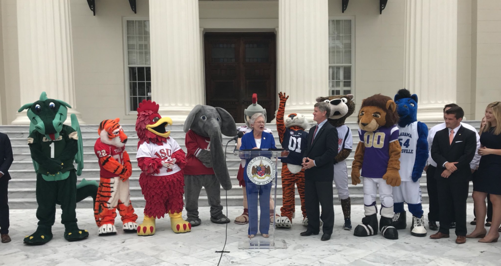Ivey sets College Colors day 2018