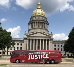 CWA Kavanaugh bus tour 1