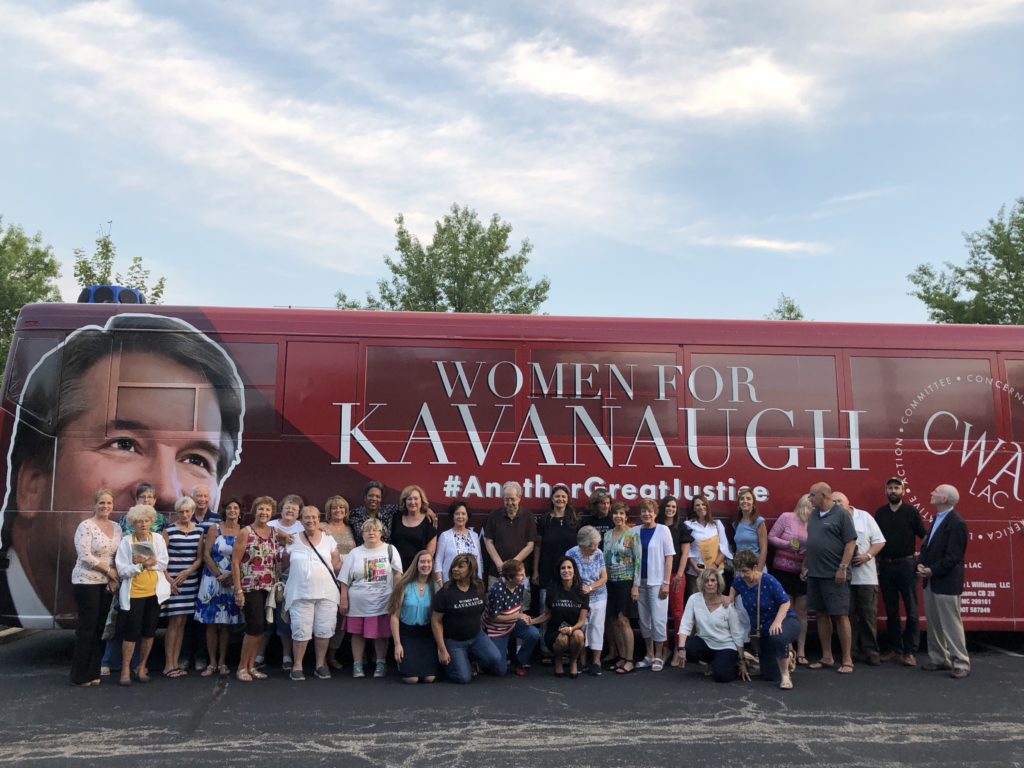 CWA Kavanaugh bus tour 2