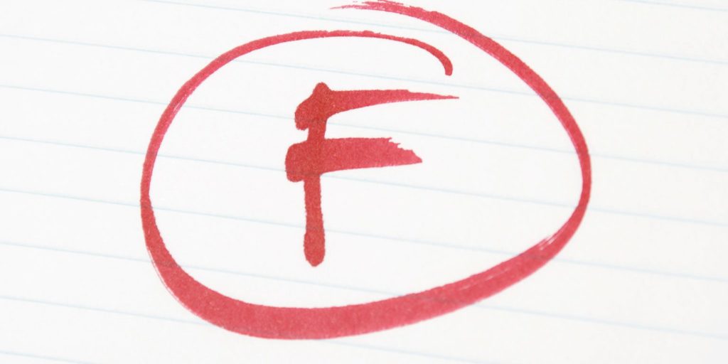 failing grade