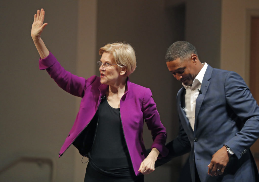 Cedric Richmond, Elizabeth Warren