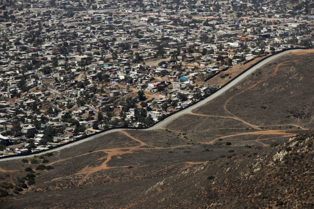 Migrant Caravan Contrasting Borders