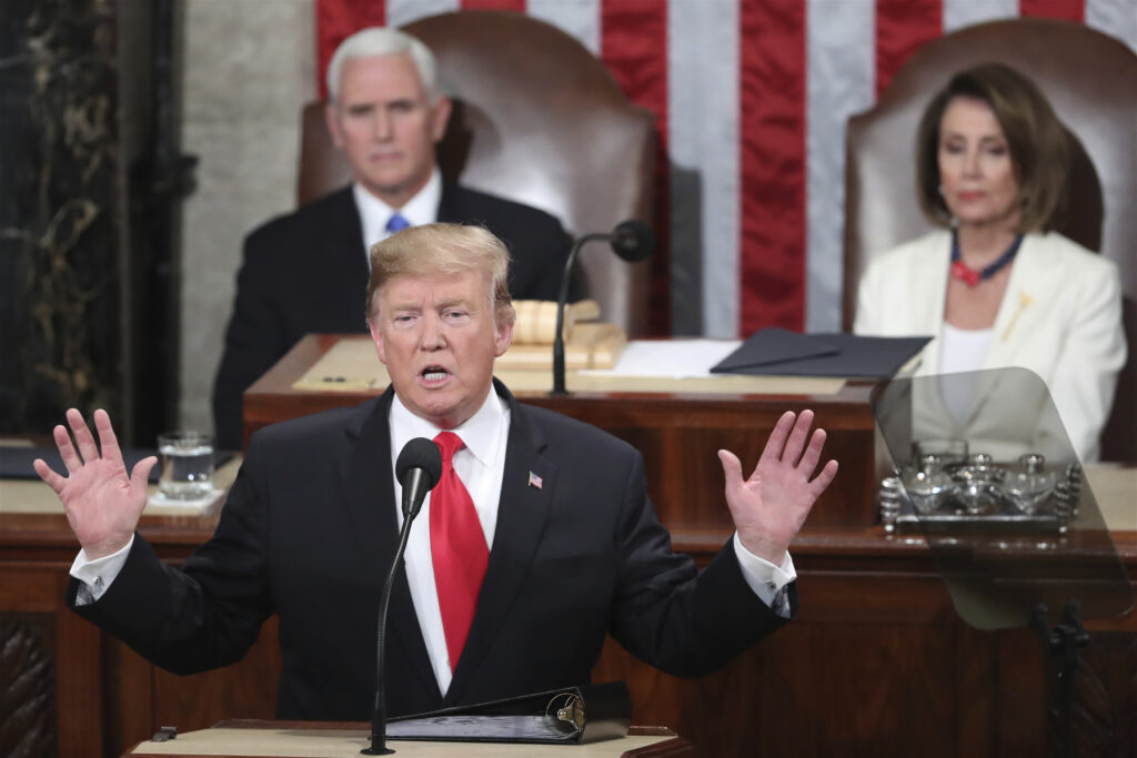 Donald Trump, Mike Pence, Nancy Pelosi