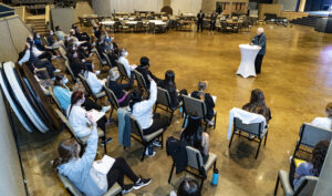Kay Ivey offers encouragement to Distinguished Young Women of Alabama participants
